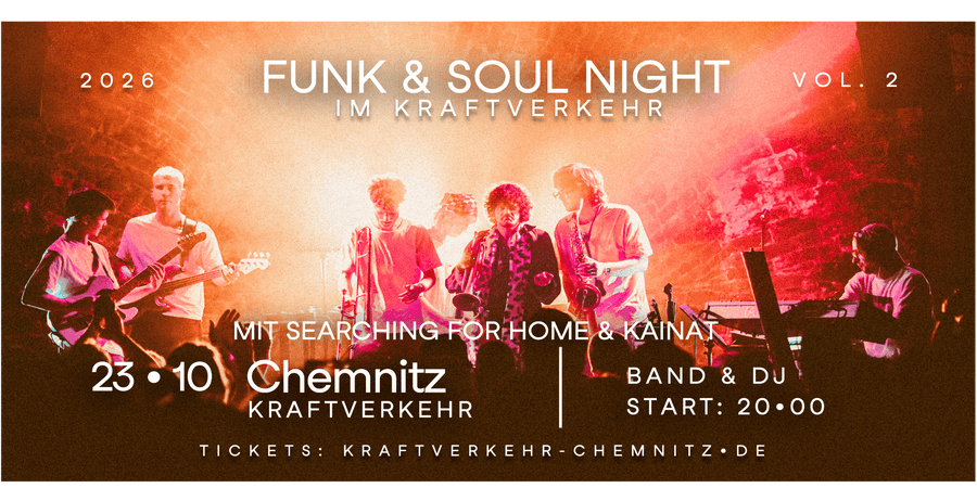 Funk & Soul Night mit Searching for Home
